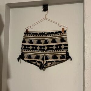 Multi print shorts